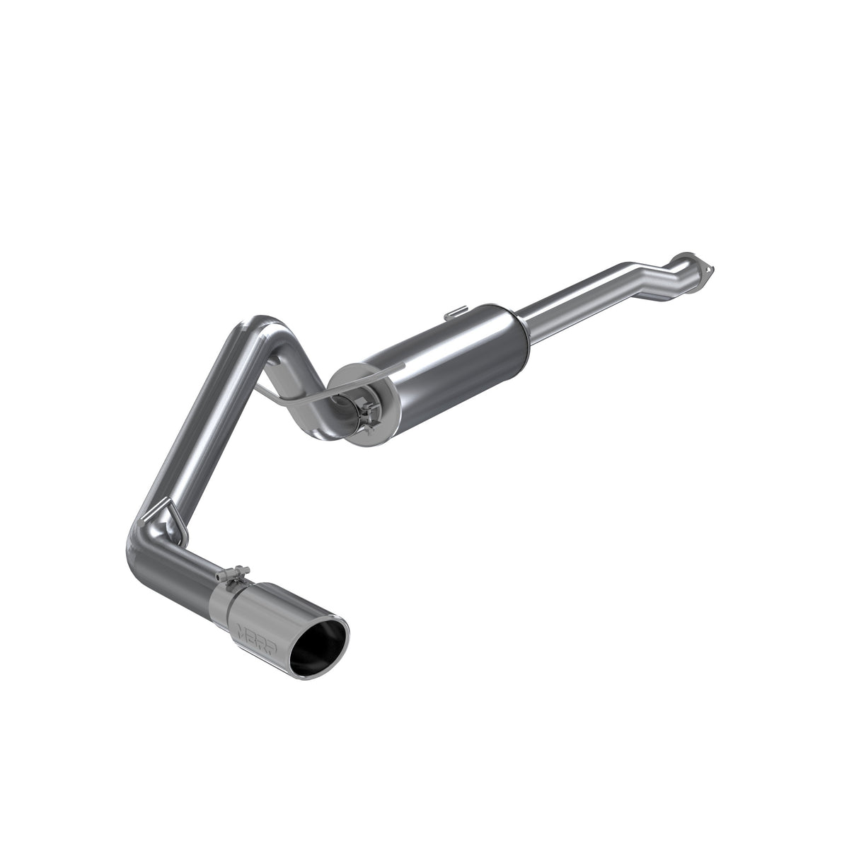MBRP MBRP 2016 2023 Toyota Tacoma 3.5L T409 Stainless Steel 3 Cat Back Single Side Exit S5338409 | S5338409