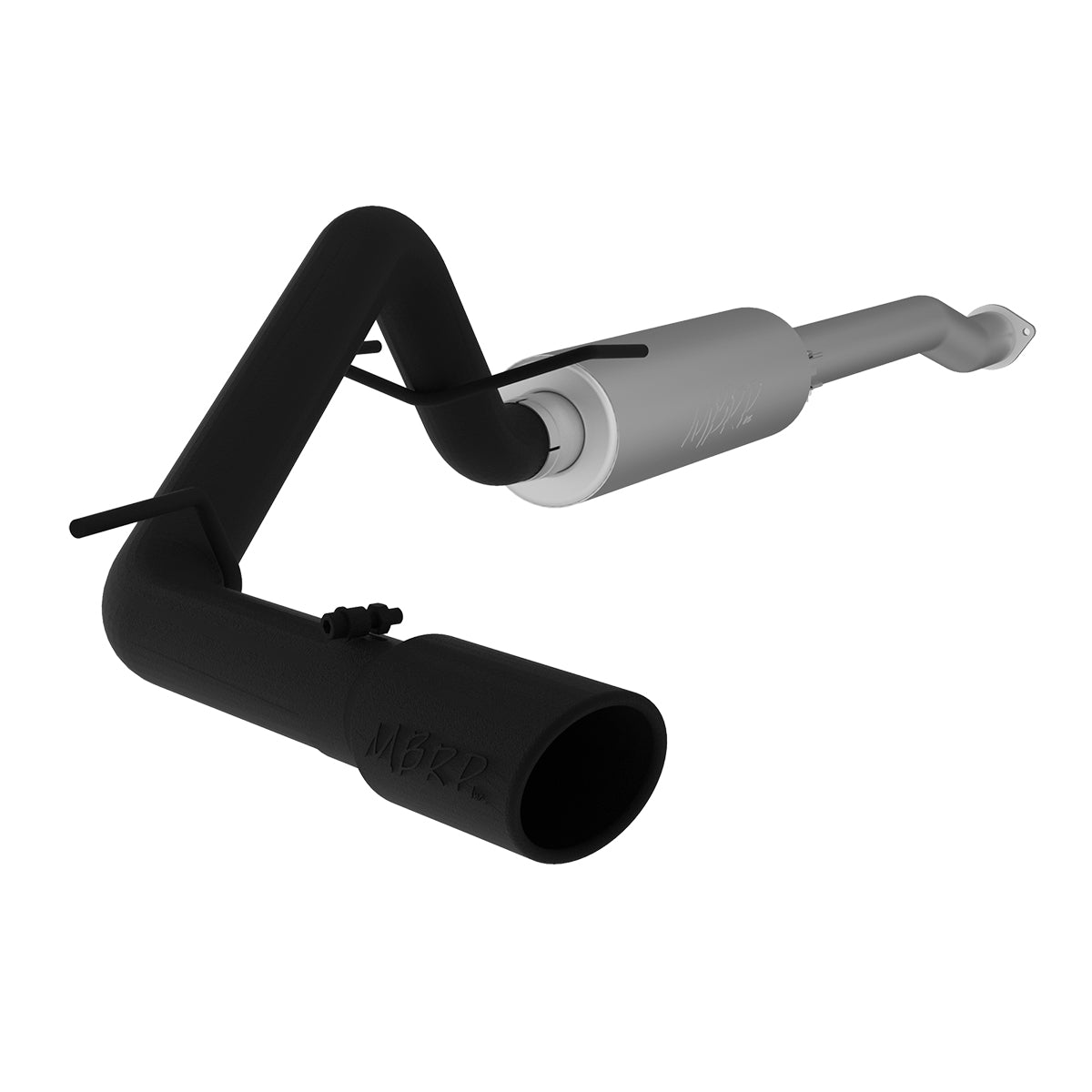 MBRP MBRP 2016 2023 Toyota Tacoma 3.5L Black-Coated Aluminized Steel 3 Cat Back Single Side Exit S5338BLK | S5338BLK