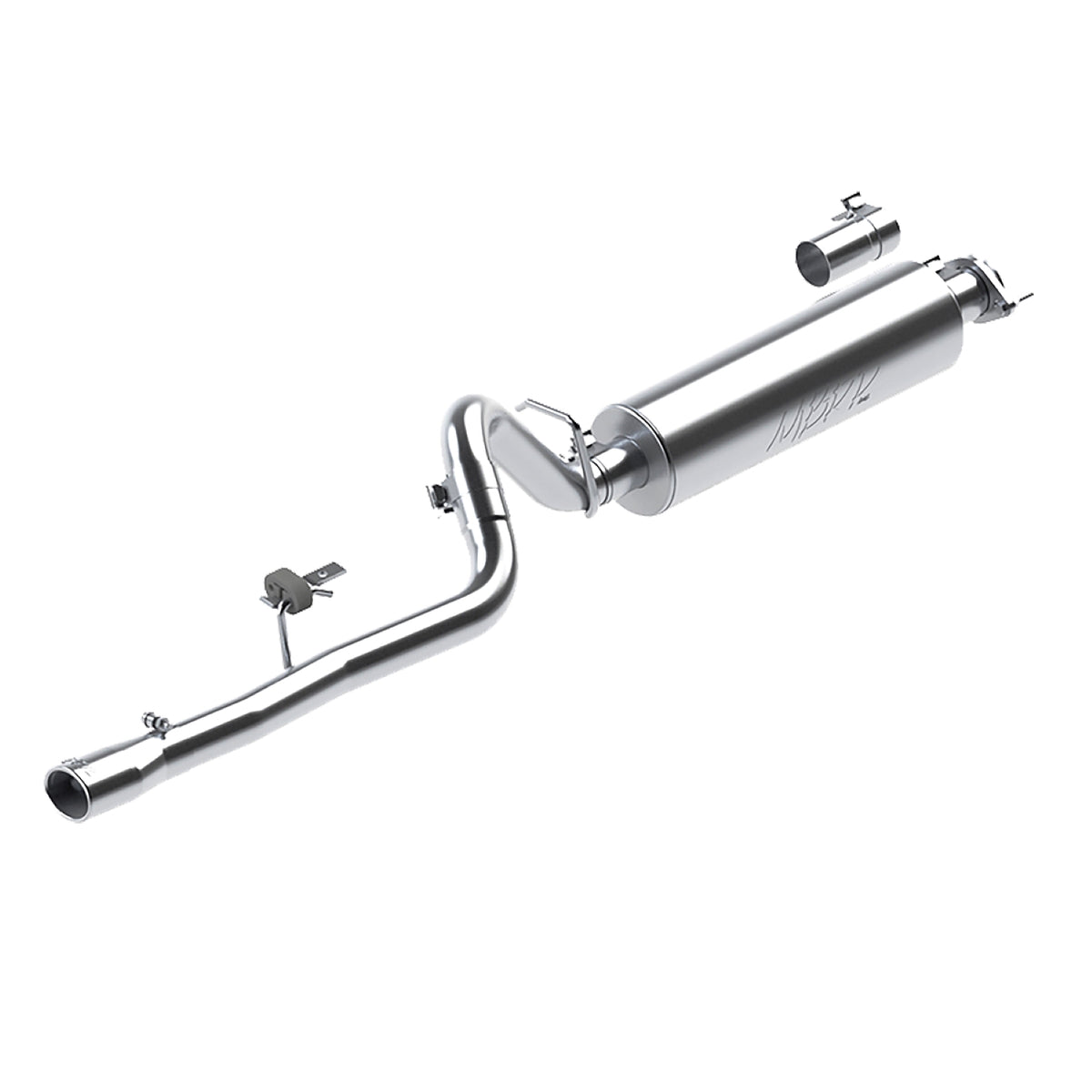 MBRP MBRP 1986 2000 Jeep Cherokee (XJ) 2.5L T409 Stainless Steel 2.5 Cat Back Single S5534409 | S5534409