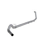 MBRP MBRP 1999 2003 Ford F-250 350 7.3L T409 Stainless Steel 5 Turbo Back Single Side Exit - No Muffler S62220SLM | S62220SLM