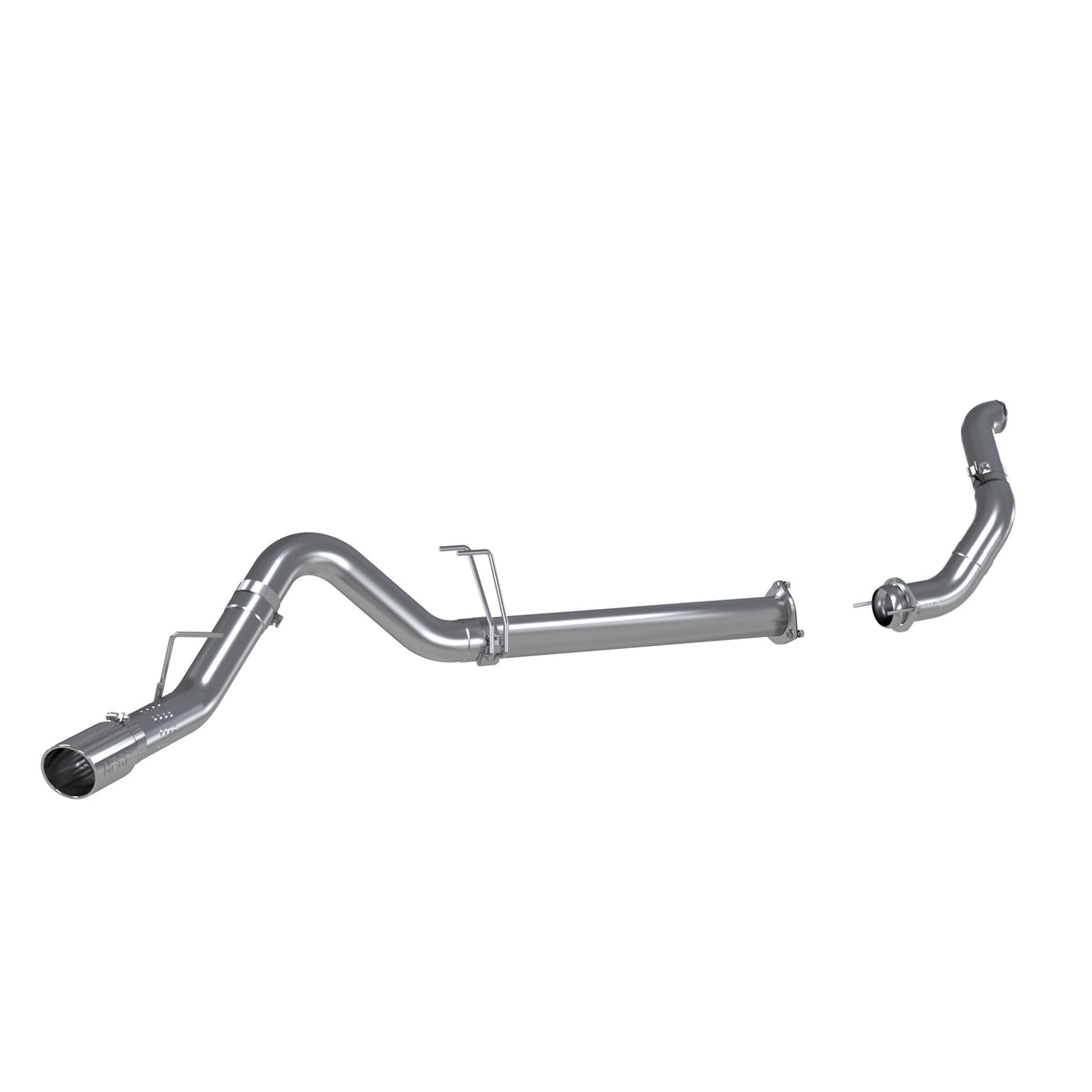 MBRP MBRP 2011 2014 Ford F-250 350 450 6.7L Aluminized Steel 4 Filter Back Single Side Exit Down Pipe S6284AL | S6284AL