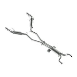 MBRP MBRP 2010 2015 Chevrolet Camaro V8 6.2L Automatic (L99) T409 Stainless Steel 3 Dual Cat Back with Round Tips S7024409 | S7024409