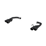 MBRP MBRP 2018 2023 Ford Mustang GT 5.0L Black-Coated Aluminized Steel 2.5 Axle Back with Quad Dual Wall Tips S7211BLK | S7211BLK