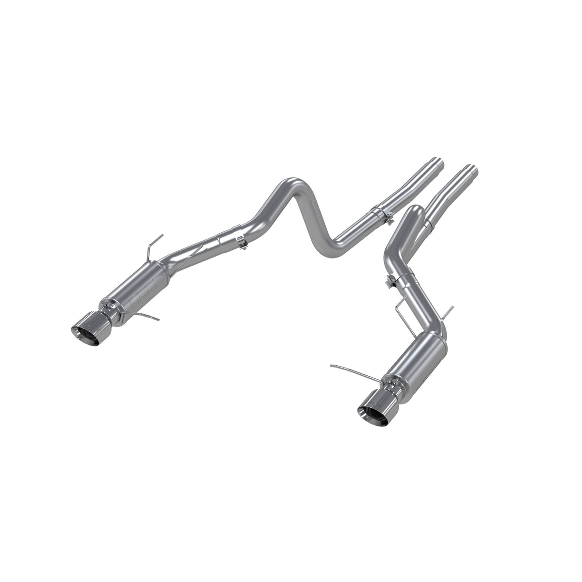 MBRP MBRP 2011 2012 Ford Shelby GT500 T304 Stainless Steel 3 Cat Back Dual Split Rear (Race Version) S7260304 | S7260304
