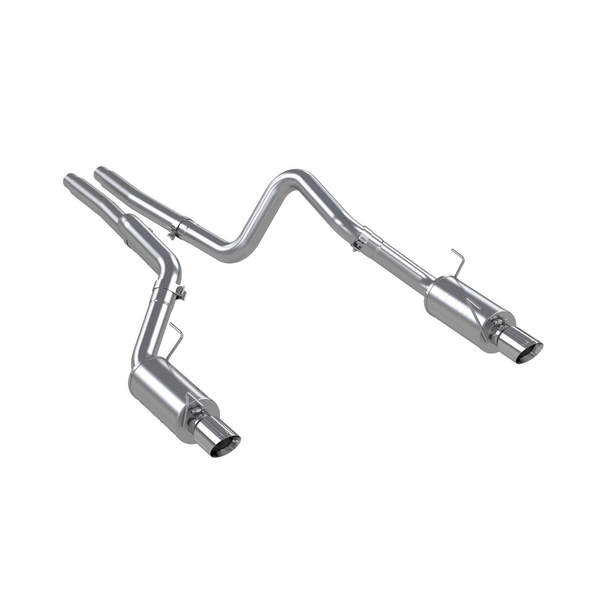 MBRP MBRP 2005 2010 Ford Mustang GT 4.6L T409 Stainless Steel 3 Cat Back Dual Split Rear Exit (Street Version) S7269409 | S7269409