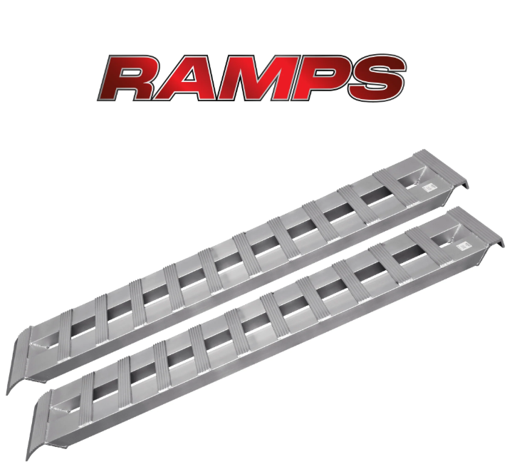 Gen-Y Hitch 1 pair Heavy Duty 7 foot Aluminum Loading Ramps 14in x 84in 6K Towing Capacity | GH-16084