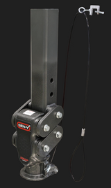 Gen-Y Hitch SPARTAN TORSION-FLEX Snap Latch 2.5 Offset 4 Square Tube Gooseneck 2 5 16 Coupler Standard Height 6.5K TW 30K Towing - Includes GH-098 Pin | GH-7092