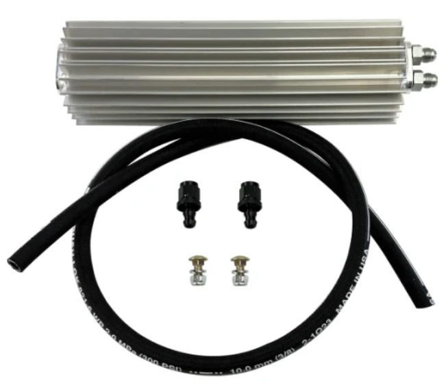 PSC Steering Performance Steering 14 Super-Flow Dual Pass Cooler – -6 AN Fittings CK214D-6 | CK214D-6