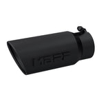 MBRP MBRP Black Coated Tip; 5 OD Angled Rolled End 4 inlet 12 length T5051BLK | T5051BLK