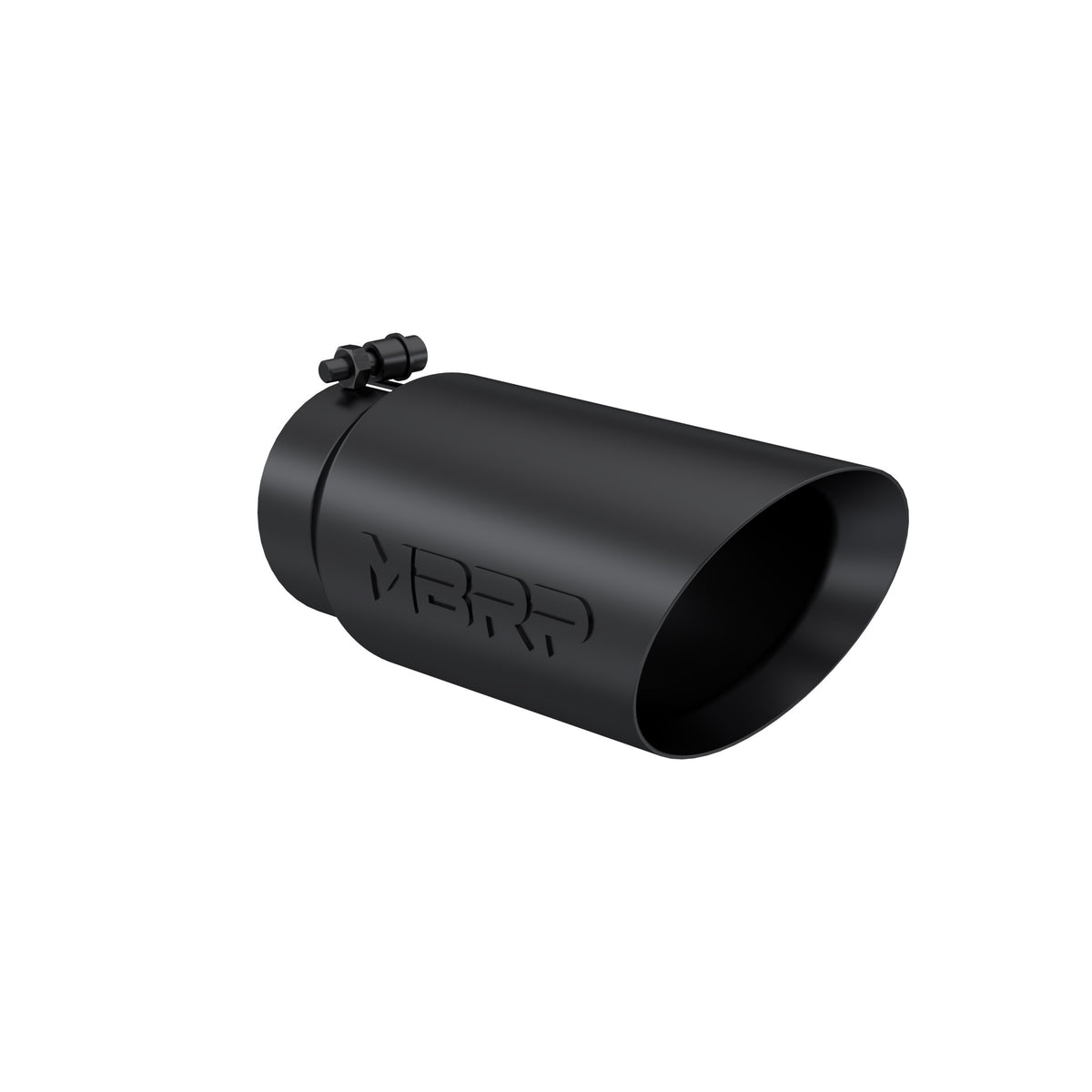 MBRP MBRP Black Coated Tip; 5 OD Dual Wall Angled 4 inlet 12 length T5053BLK | T5053BLK
