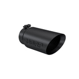 MBRP MBRP Black Coated Tip; 5 OD Dual Wall Angled 4 inlet 12 length T5053BLK | T5053BLK