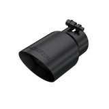 MBRP MBRP Black Coated Tip; 4 OD; Dual Wall Angled; 3 inlet; 8 length T5122BLK | T5122BLK