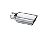 MBRP MBRP T304 Stainless Steel Tip; 7 OD; Rolled End; 4 ID; 18 length T5126 | T5126