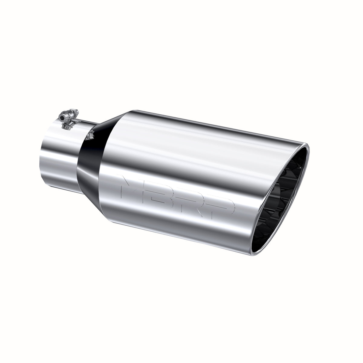 MBRP MBRP T304 Stainless Steel Tip; 8 OD; Rolled End; 5 ID; 18 length T5129 | T5129