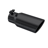 MBRP MBRP Black Coated Tip; 4 OD; Angled Cut Rolled End; 3 inlet; 10 length T5155BLK | T5155BLK
