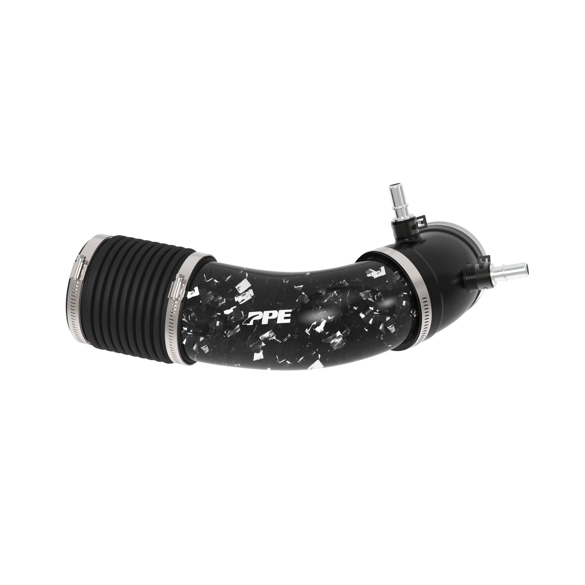 Pacific Engineering PPE Power Zilla Air Cleaner Outlet Tube Kit - Ford 7.3L Gas 2023-2026 - Forged Carbon 315020470 | 315020470