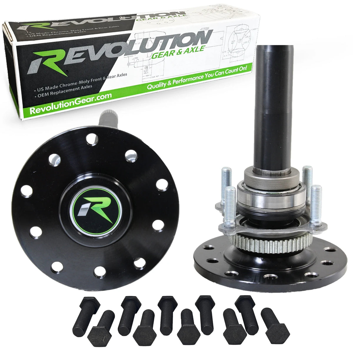 Revolution Gear And Axle Revolution Gear and Axle 2007-18 Wrangler JK Rubicon Dana 44 4340 Chromoly 32 Spline Discovery Series Rear Axle Kit DC-JK-Rubicon | DC-JK-Rubicon