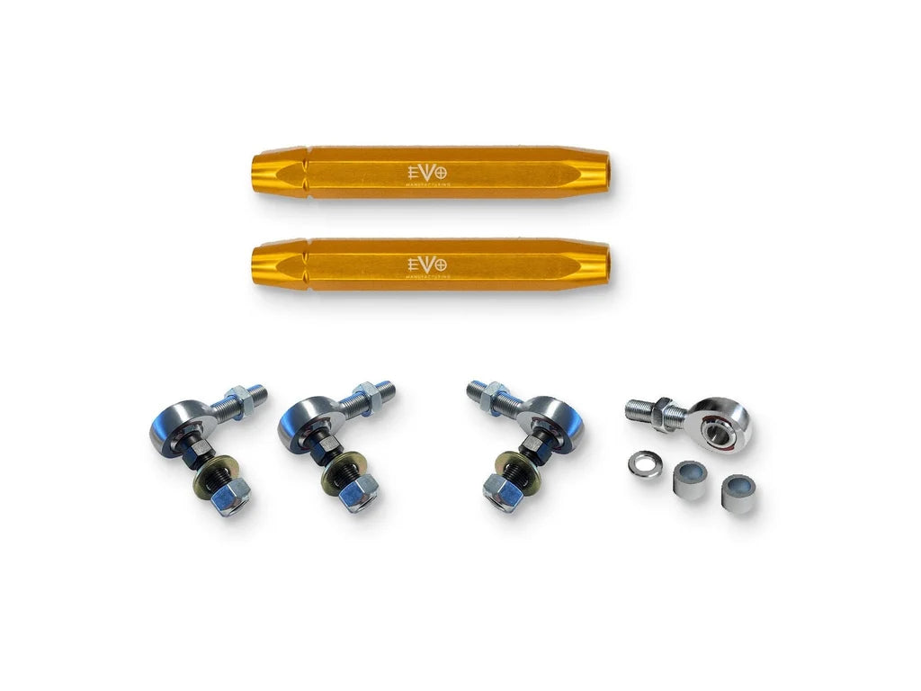 EVO Manufacturing EVO HD ENDLINKS 9.5 -10.9  Front JL JT Gladiator 3136-9.5 | 3136-9.5