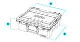 Decked Decked LLC DCO HALFRACK 32 CASE W TWO CASE DIVIDERS RANGER GREEN A0020-HRAK-GRN | A0020-HRAK-GRN