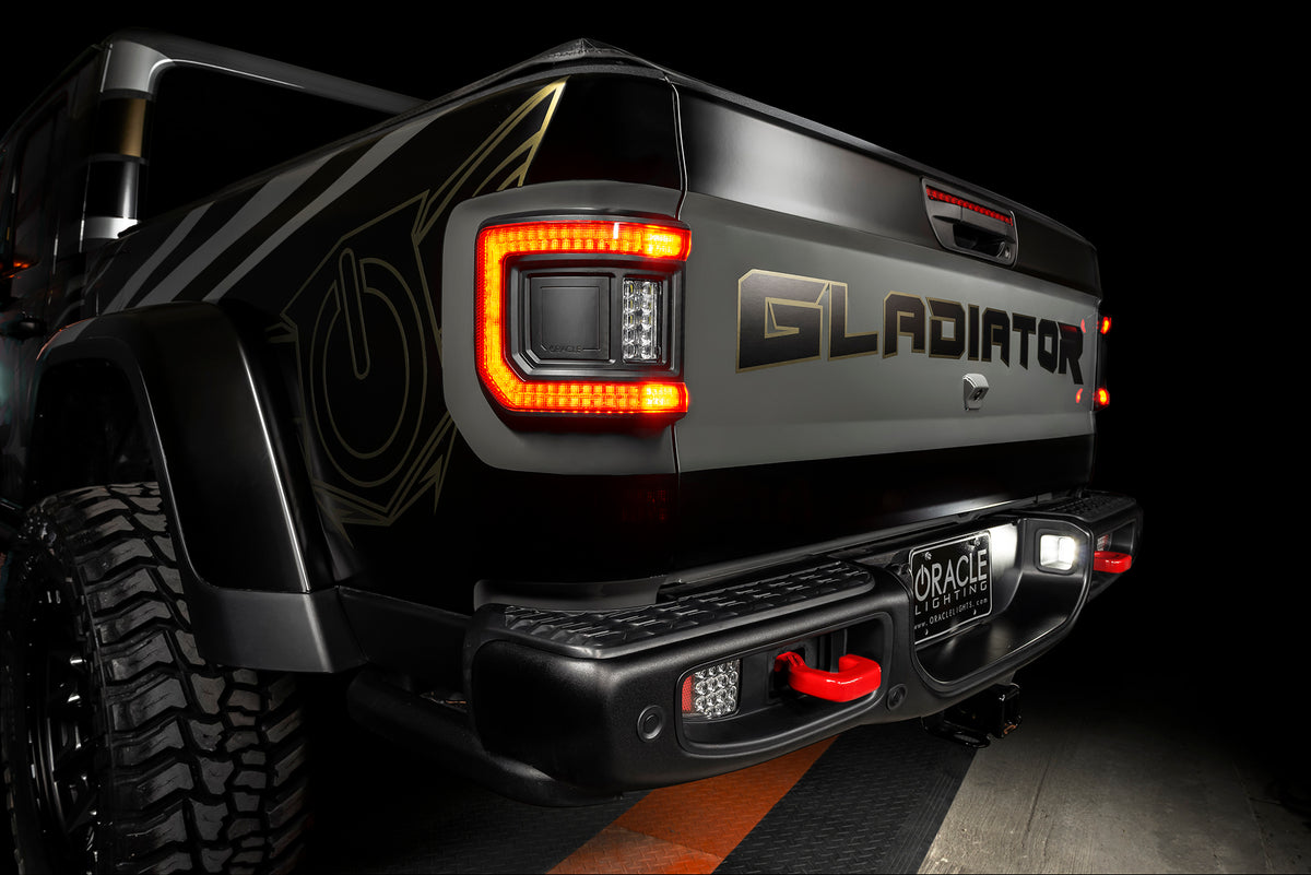 Oracle Oracle Light Black Series Flush Mount LED Tail Light for Jeep Gladiator JT - Tinted Len 5882-504-T | 5882-504-T