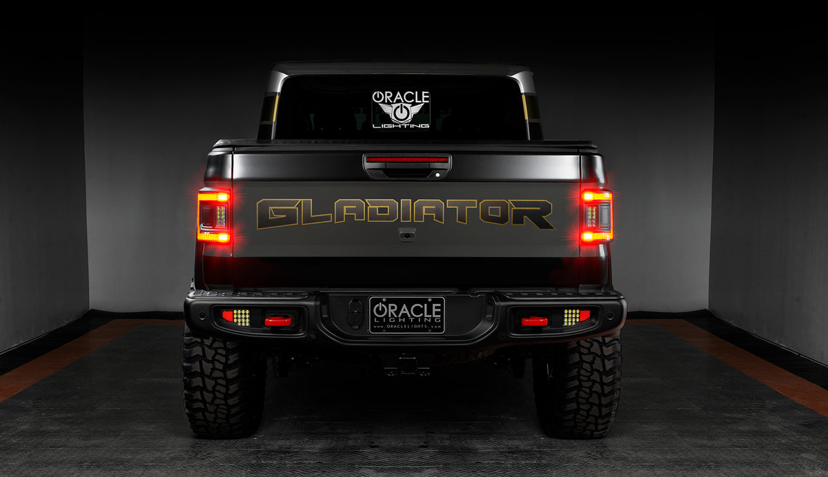 Oracle Oracle Light Black Series Flush Mount LED Tail Light for Jeep Gladiator JT - Tinted Len 5882-504-T | 5882-504-T