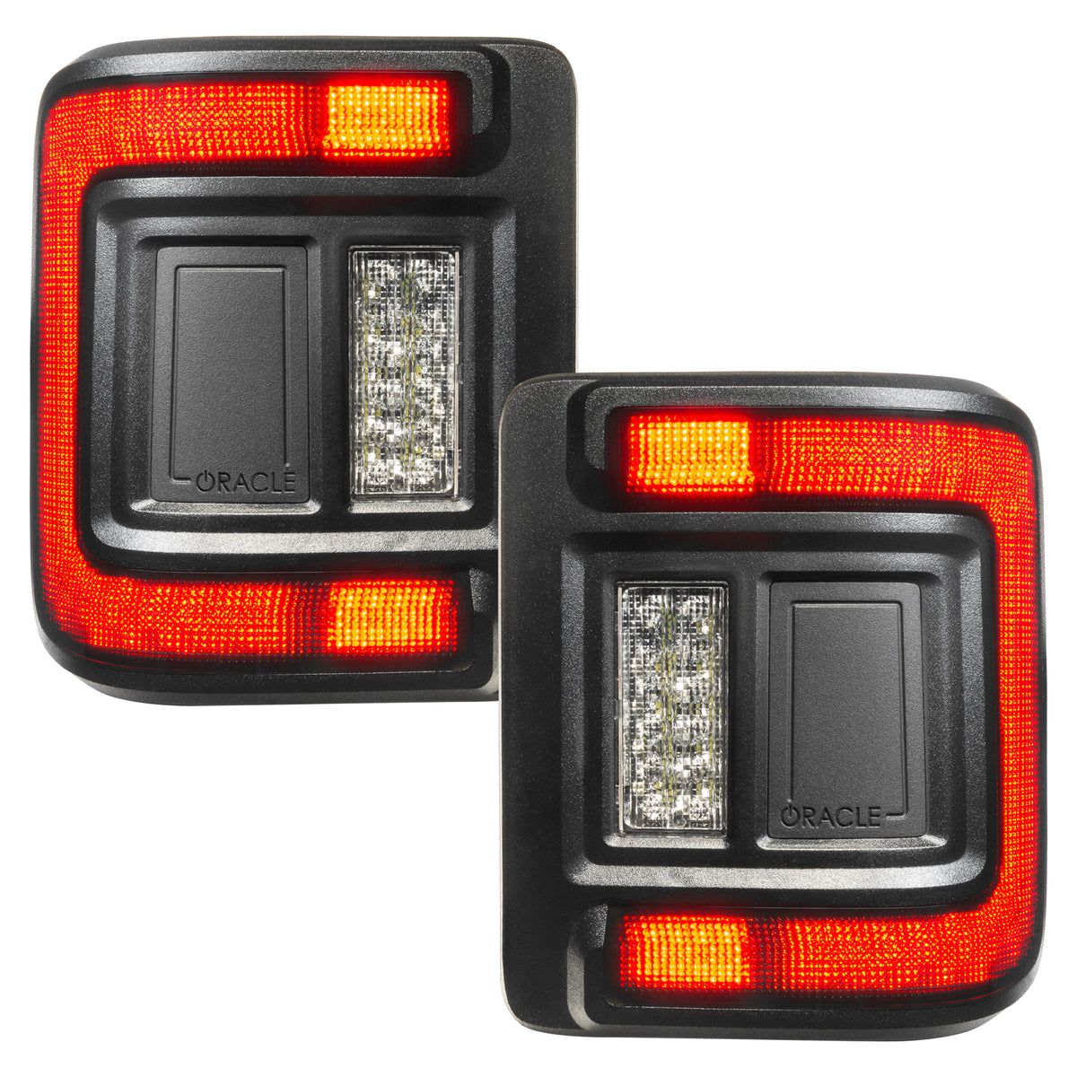 Oracle Oracle Light Black Series Flush Mount LED Tail Light for Jeep Wrangler JL - Tinted Len 5884-504-T | 5884-504-T