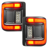 Oracle Oracle Light Black Series Flush Mount LED Tail Light for Jeep Wrangler JL - Tinted Len 5884-504-T | 5884-504-T
