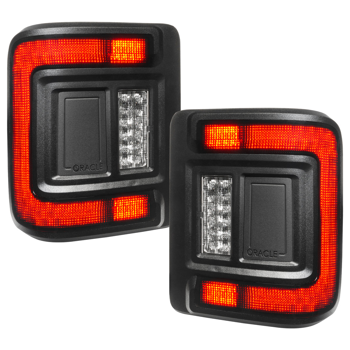 Oracle Oracle Light Black Series Flush Mount LED Tail Light for Jeep Wrangler JL - Tinted Len 5884-504-T | 5884-504-T