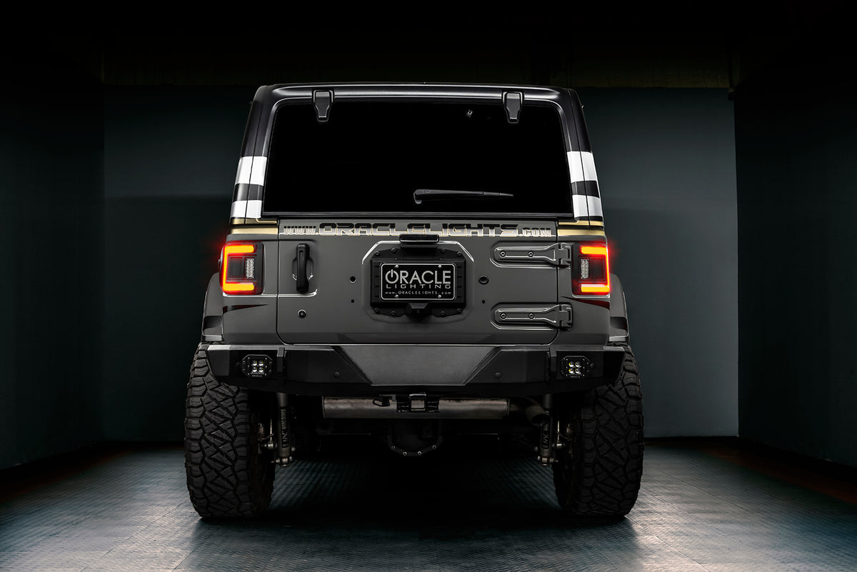 Oracle Oracle Light Black Series Flush Mount LED Tail Light for Jeep Wrangler JL - Tinted Len 5884-504-T | 5884-504-T