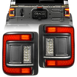 Oracle Oracle Light Black Series Flush Mount LED Tail Light for Jeep Wrangler JL - Tinted Len 5884-504-T | 5884-504-T