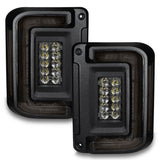 Oracle Oracle Light Black Series Flush Mount LED Tail Light for Jeep Wrangler JK - Tinted Len 5891-504-T | 5891-504-T