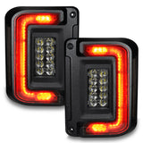 Oracle Oracle Light Black Series Flush Mount LED Tail Light for Jeep Wrangler JK - Tinted Len 5891-504-T | 5891-504-T