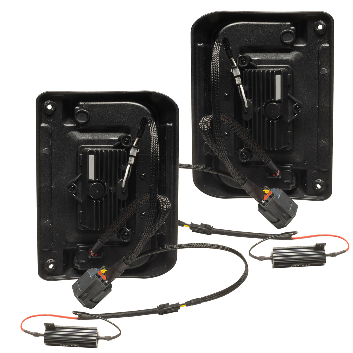 Oracle Oracle Light Black Series Flush Mount LED Tail Light for Jeep Wrangler JK - Tinted Len 5891-504-T | 5891-504-T