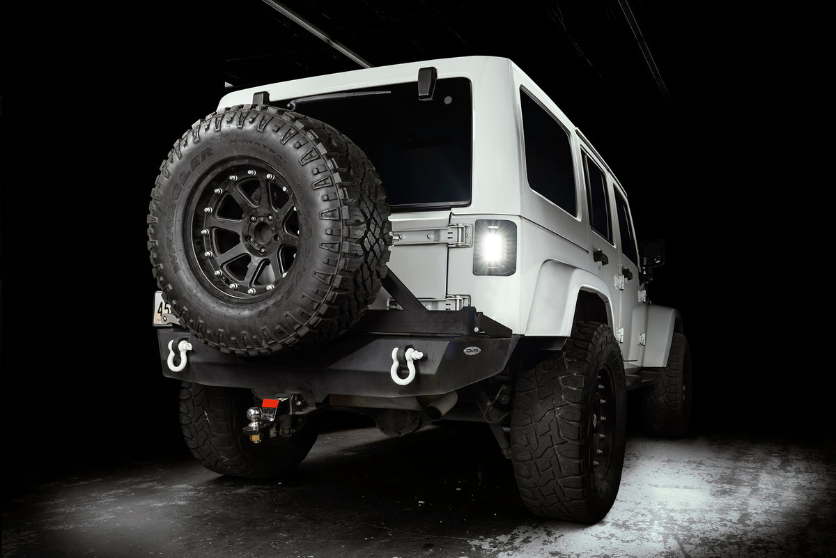 Oracle Oracle Light Black Series Flush Mount LED Tail Light for Jeep Wrangler JK - Tinted Len 5891-504-T | 5891-504-T