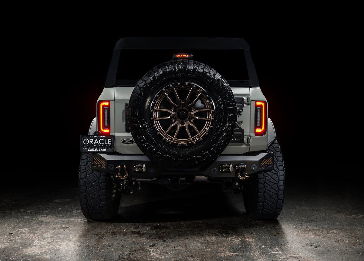 Oracle Oracle Light Black Series Flush Style LED Tail Light for 2021-25 Ford Bronco - Tinted Len 5892-504-T | 5892-504-T