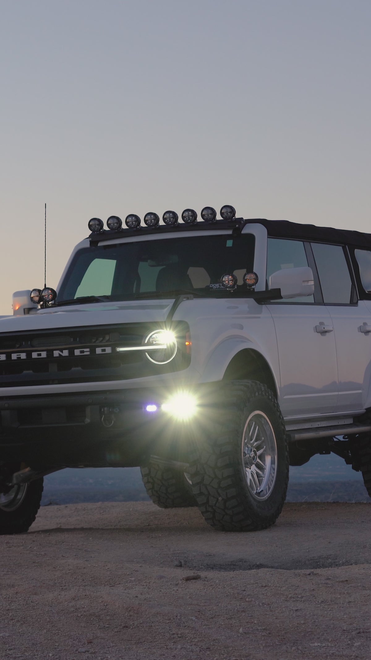 Rigid Industries 2021+ Bronco Mod Bumper Fog Mounts - 46730