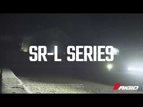 Rigid Industries SR-L Series Off-Road Spreader Pod, 3 Wire, Surface Mount, White Halo, Pair - 53120