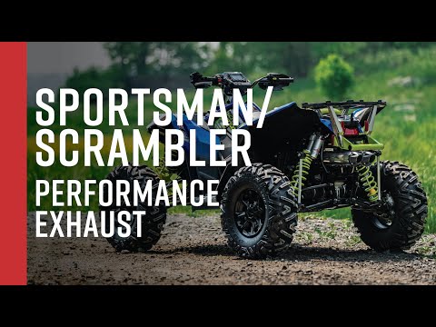 MBRP MBRP 2020 2026 Polaris Sportsman XP 1000S Scramber XP 1000 4 Dual Slip-on Performance Series AT-9534PT | AT-9534PT