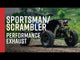 MBRP MBRP 2020 2026 Polaris Sportsman XP 1000S Scramber XP 1000 4 Dual Slip-on Performance Series AT-9534PT | AT-9534PT
