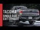 MBRP MBRP 2016 2023 Toyota Tacoma 3.5L Black-Coated Aluminized Steel 3 Cat Back Single Side Exit S5338BLK | S5338BLK