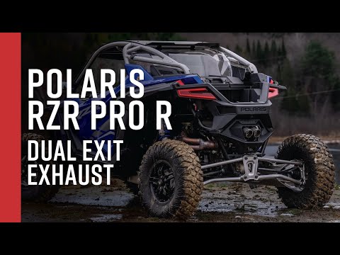 MBRP MBRP 2022 2026 Polaris RZR PRO R 8 Single Slip-on Dual Outlet Performance Series AT-9533PT | AT-9533PT