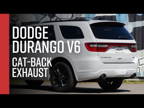 MBRP MBRP 2011 2026 Dodge Durango 3.6L T304 Stainless Steel 3 Cat-Back Dual Split Rear with Carbon Fiber Tips Street Profile S51093CF | S51093CF