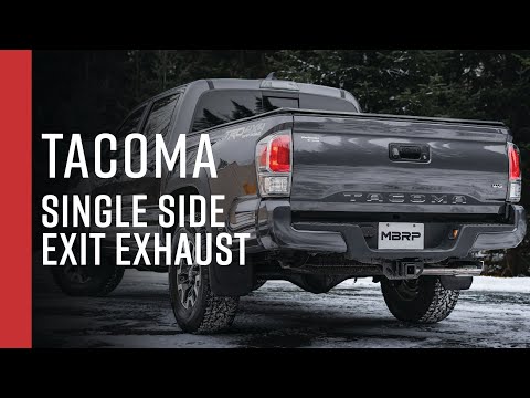MBRP MBRP 2016 2023 Toyota Tacoma 3.5L Aluminized Steel 3 Cat Back Single Side Exit S5338AL | S5338AL