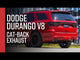 MBRP MBRP 2011 2026 Dodge Durango 5.7L Aluminized Steel 3 Cat-Back Dual Split Rear Street Profile S5107AL | S5107AL