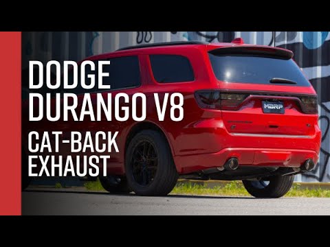 MBRP MBRP 2011 2026 Dodge Durango 5.7L T304 Stainless Steel 3 Cat-Back Dual Split Rear with Carbon Fiber Tips Street Profile S51073CF | S51073CF