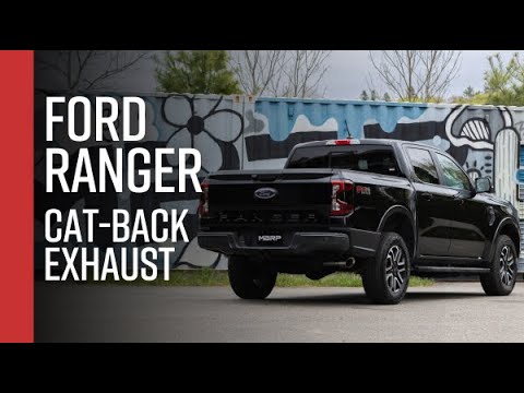 MBRP MBRP 2024 2024 Ford Ranger 2.3L EcoBoost Black-Coated Aluminized Steel 3 Cat-Back Single Side Exit S5269BLK | S5269BLK