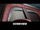 WeatherTech WeatherTech Dark Tint Front Side Window Deflectors Fits -20-18 Jeep - 80443IM | 80443IM