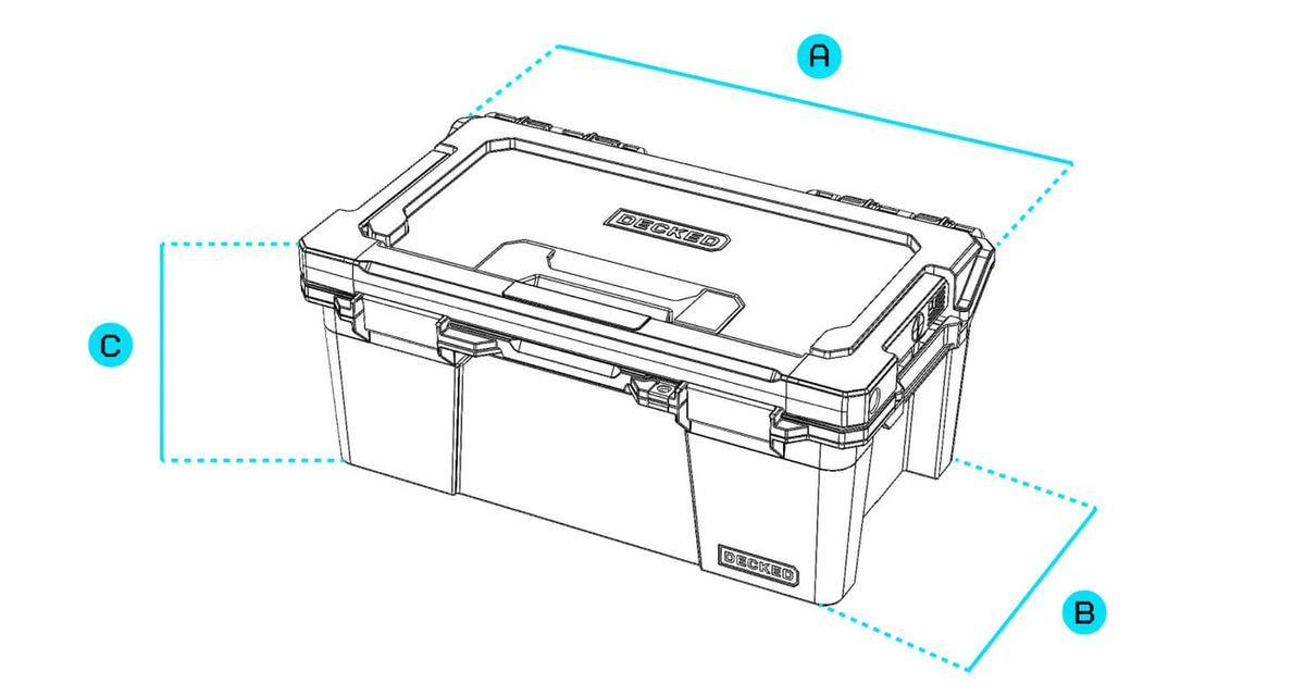 Decked Decked LLC SIXER 16 DCO CASE BLAZE ORANGE A0010-SIXR-ORG | A0010-SIXR-ORG