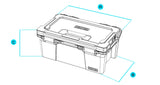 Decked Decked LLC SIXER 16 DCO CASE BLAZE ORANGE A0010-SIXR-ORG | A0010-SIXR-ORG