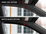 WeatherTech WeatherTech Matte Black Front and Rear Side Window Deflectors Fits -23-27 F-250 F-350 F-450 F-550 - 801025IMB-81765IMB | 801025IMB-81765IMB